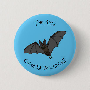 Cartoon-Illustration Button