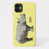 Cartoon-Illustration Case-Mate iPhone Hülle (Rückseite)