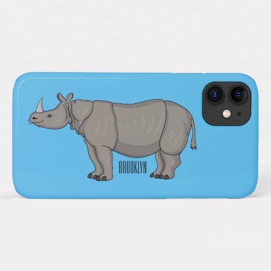 Cartoon-Illustration Case-Mate iPhone Hülle (Rückseite (Horizontal))