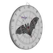 Cartoon-Illustration Dartscheibe (Vorderseite Links)