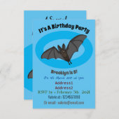 Cartoon-Illustration Einladung (Vorne/Hinten)