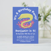 Cartoon-Illustration Einladung (Stehend Vorderseite)