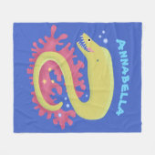 Cartoon-Illustration Fleecedecke (Vorderseite (Horizontal))