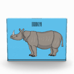 Cartoon-Illustration Fotoblock