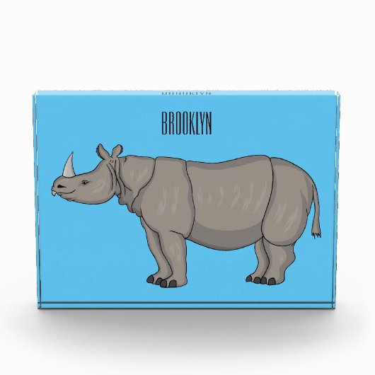 Cartoon-Illustration Fotoblock (Vorderseite)