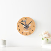 Cartoon-Illustration "Funny dodo bird" Runde Wanduhr (Zuhause)