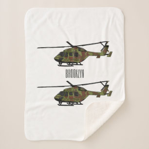 Cartoon-Illustration für Armeehubschrauber Sherpadecke