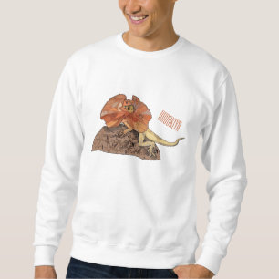 Cartoon-Illustration für den Frillenhalseidechsen Sweatshirt