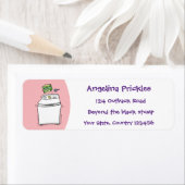 Cartoon-Illustration für die niedliche Waschmaschi (Insitu)