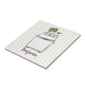 Cartoon-Illustration für die niedliche Waschmaschi Fliese (Seite)