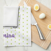 Cartoon-Illustration für die niedliche Waschmaschi Geschirrtuch (Viertel Falte)