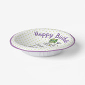 Cartoon-Illustration für die niedliche Waschmaschi Pappteller (Gewinkelt)