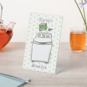 Cartoon-Illustration für die niedliche Waschmaschi Sockelschild (In SItu)