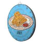 Cartoon-Illustration für gefrorenes Huhn Dartscheibe (Vorderseite rechts)