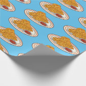 Cartoon-Illustration für gefrorenes Huhn Geschenkpapier (Ecke)