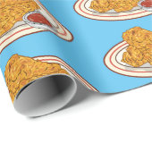 Cartoon-Illustration für gefrorenes Huhn Geschenkpapier (Rolleneckpunkt)