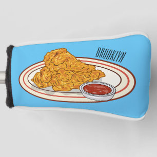 Cartoon-Illustration für gefrorenes Huhn Golf Headcover