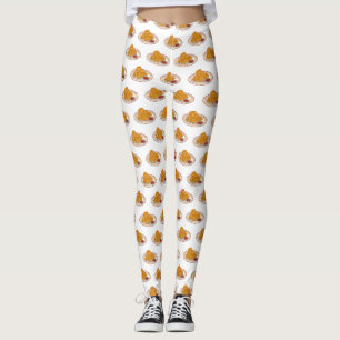Cartoon-Illustration für gefrorenes Huhn Leggings