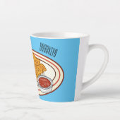 Cartoon-Illustration für gefrorenes Huhn Milchtasse (Rechts)