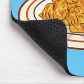 Cartoon-Illustration für gefrorenes Huhn Mousepad (Ecke)