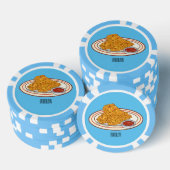 Cartoon-Illustration für gefrorenes Huhn Pokerchips (Stapel)