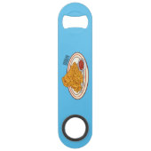 Cartoon-Illustration für gefrorenes Huhn Speed Flaschenöffner (Vorderseite)