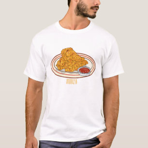 Cartoon-Illustration für gefrorenes Huhn T-Shirt