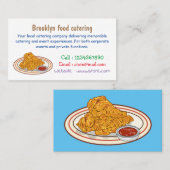 Cartoon-Illustration für gefrorenes Huhn Visitenkarte (Vorne/Hinten)