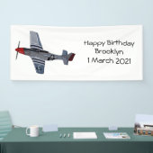 Cartoon-Illustration für Kampfbomber Banner (Messe)