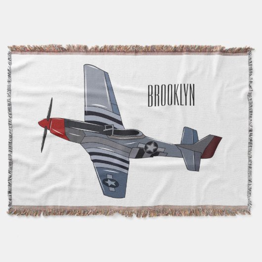 Cartoon-Illustration für Kampfbomber Decke (Vorderseite)