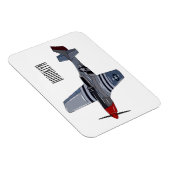 Cartoon-Illustration für Kampfbomber Magnet (Rechte Seite)