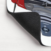 Cartoon-Illustration für Kampfbomber Mousepad (Ecke)