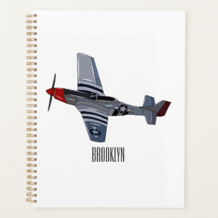 Cartoon-Illustration für Kampfbomber Planer