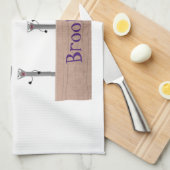 Cartoon-Illustration für niedliche, lustige Hammer Geschirrtuch (Viertel Falte)