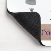 Cartoon-Illustration für niedliche, lustige Hammer Mousepad (Ecke)