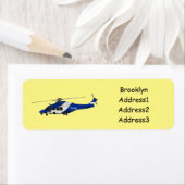 Cartoon-Illustration für Polizeihubschrauber (Insitu)