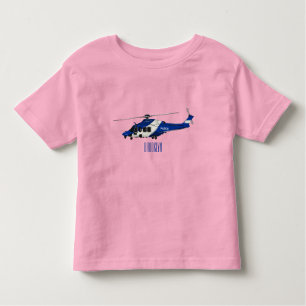 Cartoon-Illustration für Polizeihubschrauber Kleinkind T-shirt