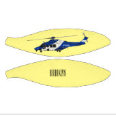 Cartoon-Illustration für Polizeihubschrauber Mini Basketball (Panele)