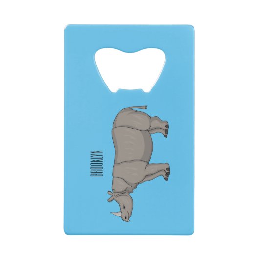 Cartoon-Illustration Geldbeutel Flaschenöffner (Vorderseite)