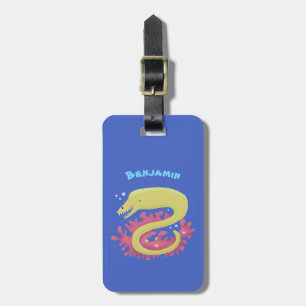 Cartoon-Illustration Gepäckanhänger