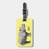 Cartoon-Illustration Gepäckanhänger (Vorderseite vertikal)