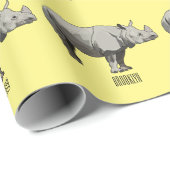 Cartoon-Illustration Geschenkpapier (Rolleneckpunkt)