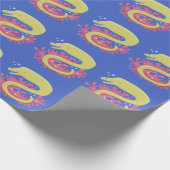 Cartoon-Illustration Geschenkpapier (Ecke)