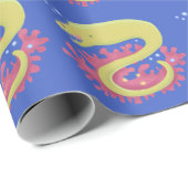 Cartoon-Illustration Geschenkpapier (Rolleneckpunkt)