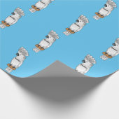 Cartoon-Illustration Geschenkpapier (Ecke)