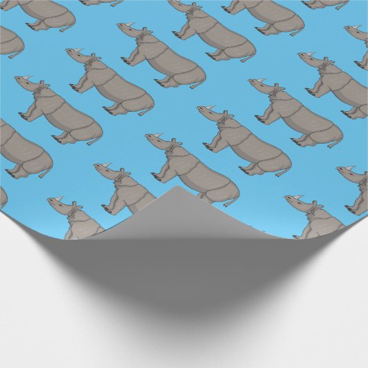 Cartoon-Illustration Geschenkpapier (Ecke)