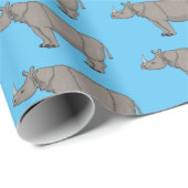 Cartoon-Illustration Geschenkpapier (Rolleneckpunkt)