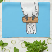 Cartoon-Illustration Geschirrtuch (Gefaltet)