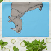 Cartoon-Illustration Geschirrtuch (Gefaltet)
