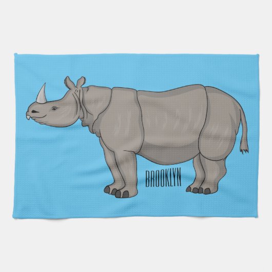 Cartoon-Illustration Geschirrtuch (Horizontal)